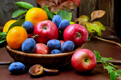 Nature morte de fruits magnifiques