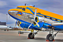 Légendaire Douglas DC-3 américain à Oufa, Russie