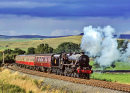 LMS Black 5 près de Hellifield, Angleterre