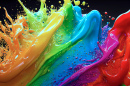 Éclaboussures de peinture