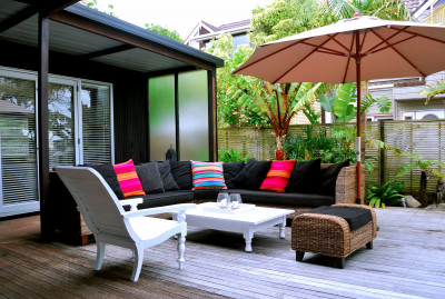 Terrasse extérieure douillette