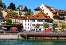 Architecture typique à Lucerne, Suisse