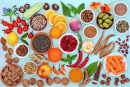 Légumes, fruits, herbes médicinales et épices