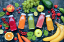 Smoothies aux fruits et légumes
