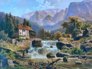 Haut dans les montagnes par Josef Thoma II