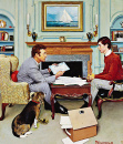Père et Fils par Norman Rockwell (1972)