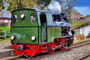 Locomotive au musée ferroviaire de Selfkantbahn, Allemagne