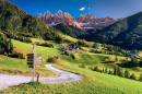 Vallée de Funes, Trentin-Alto Adige, Italie
