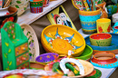 Marché roumain de la céramique