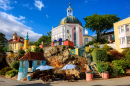 Le pittoresque Portmeirion dans le nord du Pays de Galles, Royaume-Uni