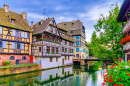 Quartier des Tanneries, Vieille Ville de Strasbourg, France