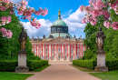 Nouveau Palais dans le parc de Sanssouci, Potsdam, Allemagne