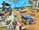 Construction de la Lincoln Highway, calendrier Esso
