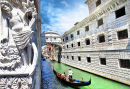 Le Pont des Soupirs à Venise, en Italie