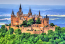Vue du château de Hohenzollern, Allemagne