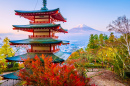 Pagode Chureito, préfecture de Yamanashi, Japon