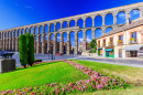 Aqueduc romain ancien à Ségovie, Espagne