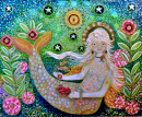 Clara par Sarah Zambiasi, huile sur toile