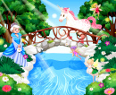Princesse et Licorne dans la Forêt Enchantée