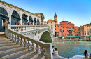 Pont Rialto au-dessus du Grand Canal, Venise, Italie