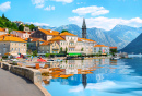 Perast historique dans la baie de Kotor, Monténégro