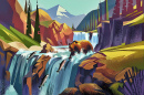 Catching Dinner de David Moore