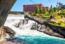 Chutes de Spokane, Washington, États-Unis