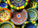 Assiettes à motif citron, Positano, Italie