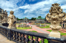 Le célèbre palais Zwinger à Dresde, Allemagne