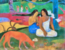 Arearea (Le Chien Rouge) de Paul Gauguin (1892)