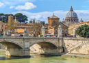Pont Ponte Vittorio Emanuele II, Rome, Italie