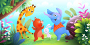 Animaux heureux