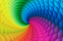 Tourbillon coloré abstrait