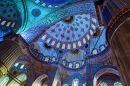 Dôme de la Mosquée Bleue à Istanbul, Turquie