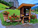 Réfrigérateur libre-service dans la vallée de Lauterbrunnen