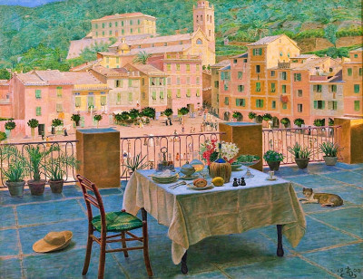 Ma table de petit-déjeuner à Portofino (1900)