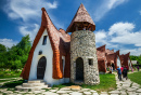 Château d’argile dans la Vallée des Fées, Roumanie