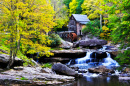 Moulin à farine sur le ruisseau