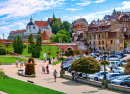 Vue de la vieille ville historique de Lublin, Pologne