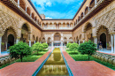 Alcazar royal de Séville, Andalousie, Espagne