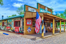 Restaurant et magasin sur la Route 66, Fanning, MO, États-Unis