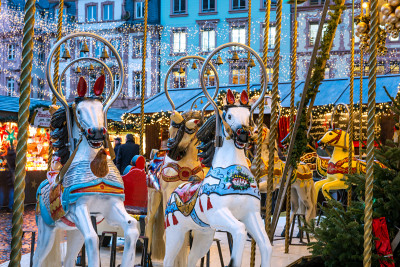 Manège sur la place de Mayence, Allemagne