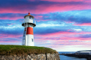 Ancien phare sur l’île de Streymoy, Danemark