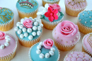Cupcakes décorés de luxe