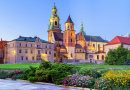 Vue d’un château de Wawel à Cracovie, Pologne