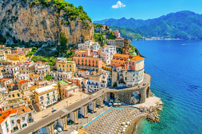 Atrani sur la côte amalfitaine, Italie