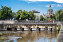Pont historique de Friederiken à Hanovre, Allemagne