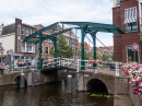 Pont-levis historique à Leiden, Hollande