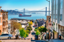 Vue du pont de la baie d’Oakland à San Francisco