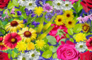 Motif floral sans couture